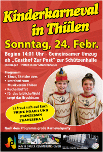 plakat kinderkarneval 2019 klein